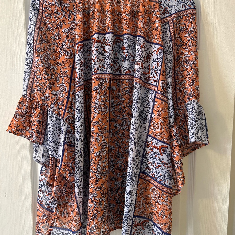 Como Black Boho Blouse size 18/20 - Picture 3 of 8